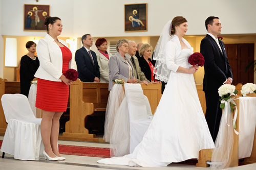 Fotograf ślubny ceremonia Parafia Bogurodzicy Maryi w Warszawie