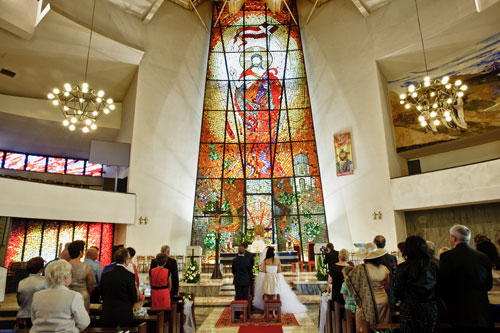 Fotograf ślubny ceremonia Parafia Rzymsko Katolicka Miłosierdzia Bożego w Ożarowie Mazowieckim